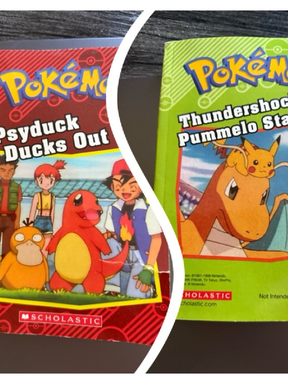 Scholastic Pokémon Kids Books - Set of 8 books. Each book has 2 stories. See pic
